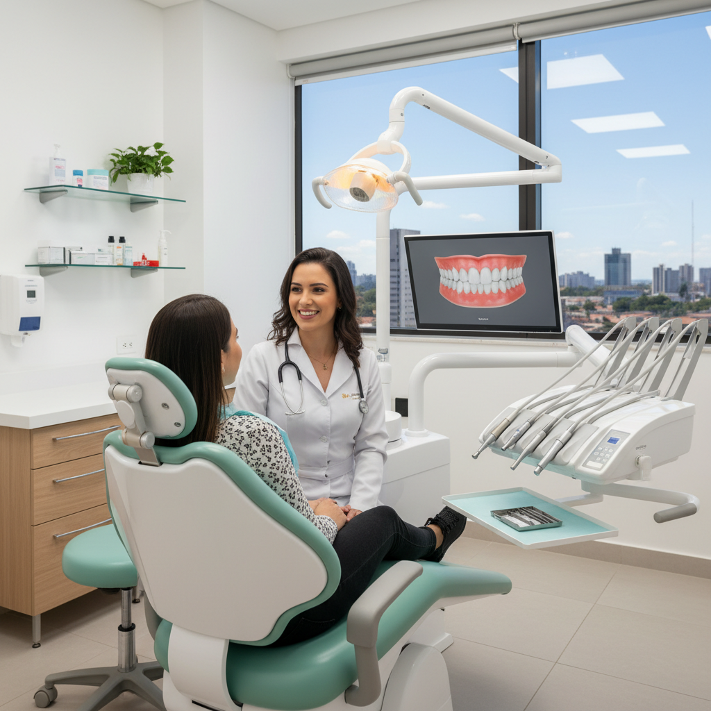 Dentista em Cascavel PR em consulta odontológica na melhor clínica da região.